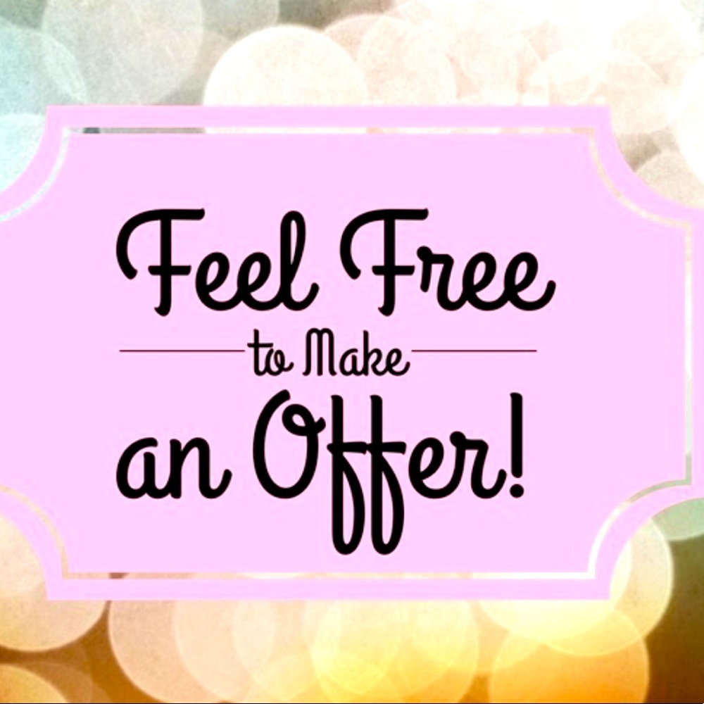 I will consider all reasonable offers!